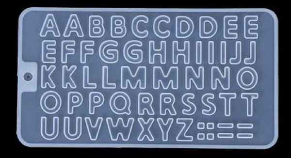 Mal letters, alfabet. Letterhoogte 18mm (ACS)