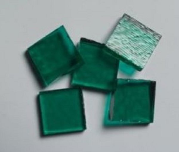 Glas nuggets diverse kleuren 10x10 mm, 5 stuks  ACS
