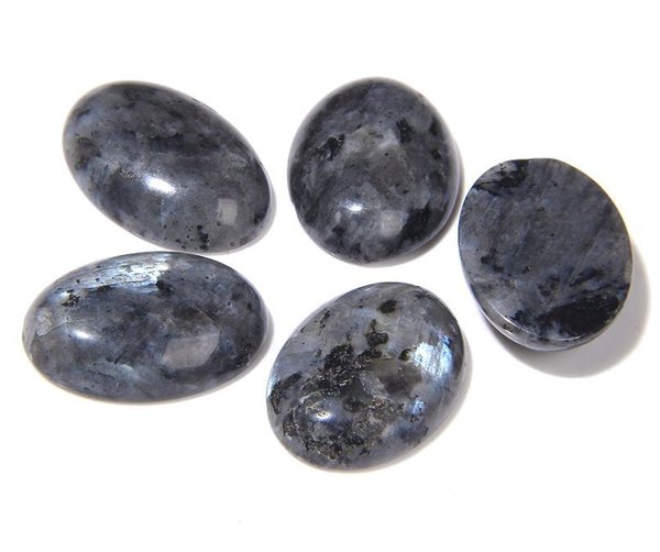 Cabochon ovaal 8*10 Donkere Labradoriet