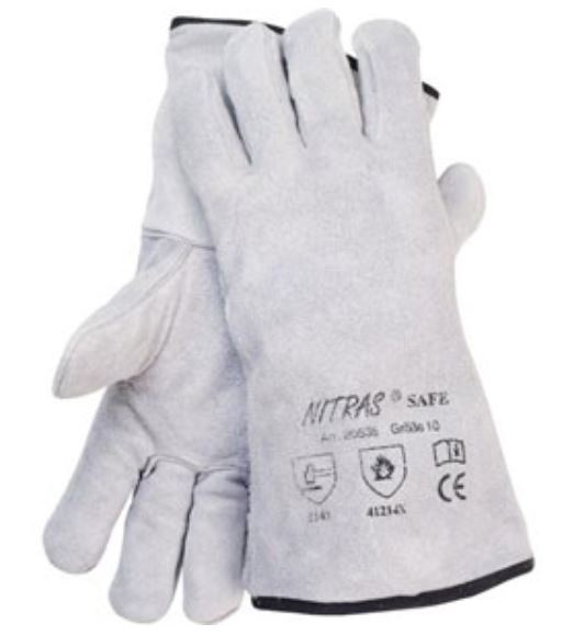 Hittebestendige leren handschoenen