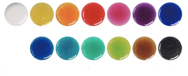Pigment voor het kleuren van Led en UV Resin. Diverse kleuren (R-1109 / R-1121)