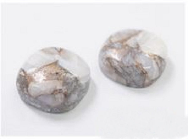 Cabochon natuursteen vierkant Copper Calcite 10*10